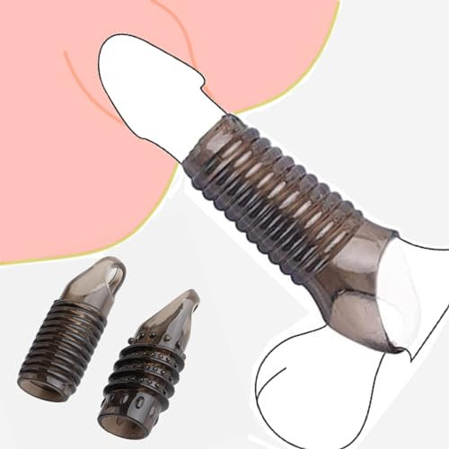 Cockringe for Men, 2 Pcs Reusable Cock Rings, Silikon Penisvergrößerung Hülsen Delay Ejakulation Stronger Erektion Enhancement Adult Sex Toys Silicone Penis Rings for Men Couples