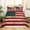 Usa Bettwäsche 135x200 Kuschelig Weiche Microfaser 3D Druck Teenager Bettwäsche-Sets Usa Bettbezug + 2 Kissenbezug 80x80 mit Reißverschluss B2245