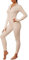 Voqeen Jumpsuit Damen Langarm Zip Up Leggings V-Ausschnitt Yoga Overall Elegant Playsuits Jogging Strampler Hosenanzug Trainingsanzug