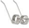 RISELION 29272 Steel Dethatcher Tines， Compatible with Greenworks 27022 29272 Replacement Dethatcher/Scarifier Tines（SET of 36）