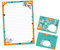Briefpapier-Set Briefblock mit Umschlag für Jungen Mädchen Kinder Katzen grau bunt (Block A4 mit 25 Blätter + 15 Umschläge)