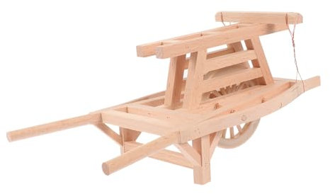 MUSISALY Décoration Micro-Paysage Chariot Bois Modèle Chariot Simulation Bois Ornement Mini-Outil Décoration