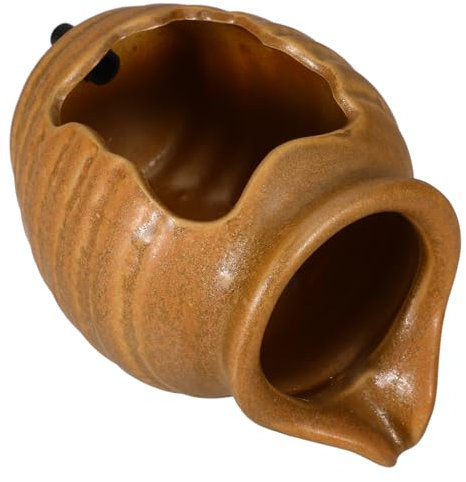 YARNOW Keramik-wasserbrunnen Im Glas Dekorativer Brunnen Im Glas Für Die Landschaft Den Balkon Den Innenhof Den Garten Als Zum Neuen Jahr