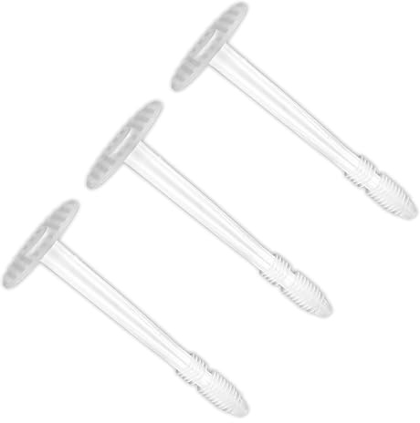 TERF® M8 x 70 mm Kunststoff-Isolationsdübel, M8 (8 mm) x 70 mm, weiß, Kunststoff-Isolationsdübel – 50 Stück