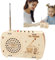 DIYs Holzradio Set – Lern Bausatz Retro FM Radio, Elektronik Bastelkit Selbstbau | Holzradio Mit Lautsprecher, Kreatives Handwerksprojekt, STEM Lernset Kinder Erwachsene, Geschenk Für Technikfans