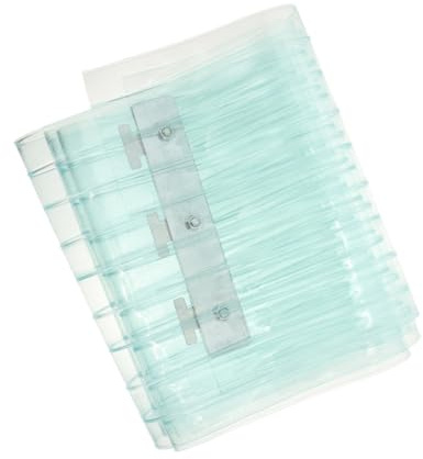 ULTECHNOVO PVC Türvorhang Satz aus PVC für Gefrierschränke und Supermärkte mit Praktischem Kälteschutz und Einfacher Reinigung als Ersatz für Streifenvorhänge