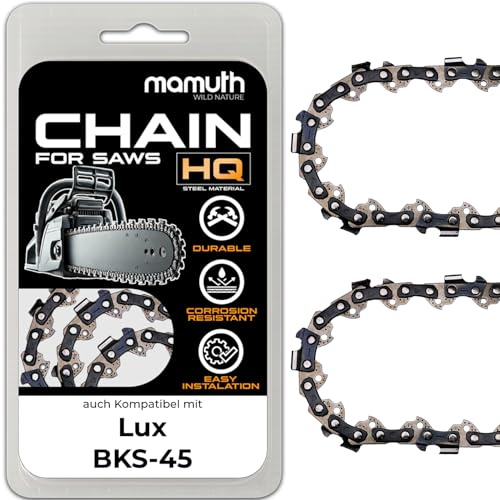 2x Sägekette Kettensäge 40cm 1,5mm 0,325 66TG für Lux BKS-45