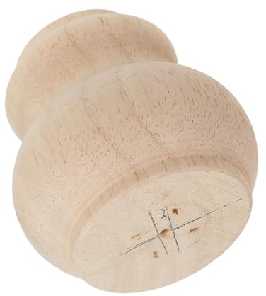 SHINEOFI Runde Massivholz Sofabeine Französischer Stil 8X8cm Möbelbeine für Sofa Couchtisch und Kommode Stabile Holzmöbelfüße Einfacher Montagefuß