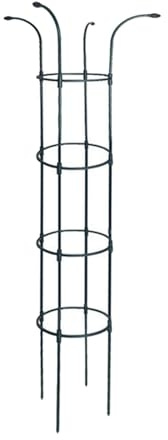 DimyFew Pflanzenrankhilfe Metall Pflanzenstütze Rankgitter für Kletterpflanzen Stabil Wetterfest für Blumentopf Kletterrosen für Garten Balkon Terrasse, Mehrfarbig, 160 cm