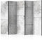 decomonkey Paravent Raumteiler Innen Beton 225x172 cm 5 Teilig Einseitig Room Divider Wall Raumteiler Stehend Trennwand Sichtschutz Spanische Wand Sichtschutzwand Wohnzimmer Holz Mauer