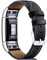 Mornex Correa de Cuero Genuino Compatible Charge 2, Correa Ajustable Correas de Recambio Pulseras Pulsera Banda de Actividad Física con Conectores de Metal