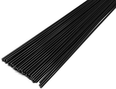 Plastique baguettes de soudure ABS Noir 3mm 900-1100mm 1kg Barres