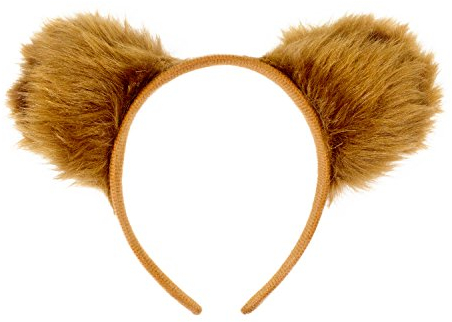 Oblique Unique® Haarreifen Teddy Bär Ohren Braun – Niedliches Bären Kostüm Zubehör für Fasching, Karneval & Party – Plüsch Haarreif für Damen, Herren & Kinder – Verkleidung für Mottoparty & Cosplay