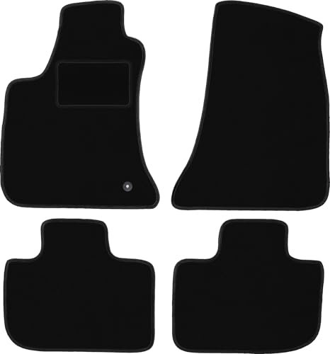 Wielganizator Automatte – Passend für Dodge Charger Coupe 2006-2010 – Velours – Autozubehör - Auto Fußmatten – Fußmatte Auto – 4-teilig - schwarz