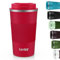 KETIEE Kaffeebecher to go,510ml Thermobecher Kaffee-to-go,Kaffeebecher Thermo,Doppelwandig Reisebecher Travel Mug,Vakuum Isolierbecher mit auslaufsicherem Deckel für Kaffee und Tee,Rot