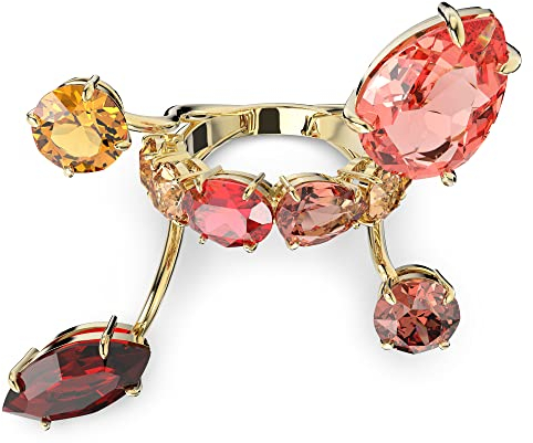 Swarovski Bague Gema, Multicolore, Métal Doré