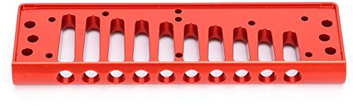 01 Major Blues Diatonic Harmonica, Mundharmonika-Kamm für Hohner Sp20 Aluminium Aalloy 10-Loch Blues Musikinstrumententeile, für Kinder/Erwachsene/Studenten