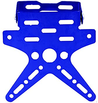 Portatarga Universale per Moto, Staffa di Montaggio Targa Staffa Regolabile in Lega di Alluminio per Telaio Targa per Moto Adatto per Accessori per la Modifica del Motociclo del Veicolo Elettrico