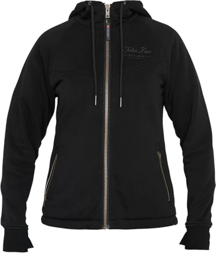 John Doe XTM 2.0 Damen Motorrad Zip Hoodie | Wetterfester Fahrkomfort