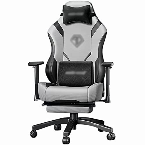 Silla Gaming con Reposapies Reclinable En Gran Ángulo De 160° Silla Gamer, Cómodo Y Transpirable para Uso Doméstico Silla De Carreras, Cojinete De Carga 150kg/330.7lbs