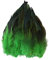 ihreesy 100Piezas Decoraciones de Plumas, Plumas de Gallo Hermosas Naturales Decoración Natural Pluma de Faisán Plumas de Faisán Plumas Artesanales Coloridas para Manualidades Decoración,Verde