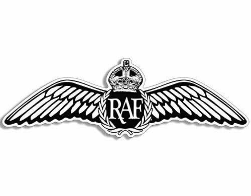 WildeBabsKLBT 12 cm Hochwertiger Autoaufkleber Sticker Aufkleber Selbstklebende Folie United Kingdom Royal Air Force RAF F2276