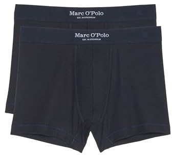 Marc O´Polo Herren Retro Boxer 2-Pack Iconic Rib - Blau - Größe S