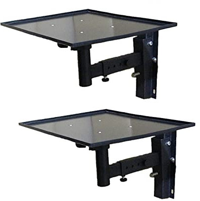 GLigeT Monitor Speaker Stands Speaker Wall Bracket Universal Large Tray Bedside Bracket Steel Plate Projector Wall Bracket Projector Hanger Studio Monitor Stand