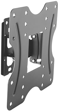 conecto Soporte de Pared para TV, Soporte Universal inclinable y Giratorio, máx. VESA 200x200 mm, para Monitor de TV Plano y Curvo de 23-42 Pulgadas de hasta 30 kg, Negro