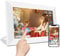 Frameo Cadre photo numérique WiFi de 10,1 pouces avec fente pour carte SD de 32 Go de stockage, écran tactile IPS, rotation automatique de diapositives, partage de vidéos