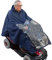 WCCNKK Universal Wasserdichter Regenponcho Für Mobilitäts-Rollstuhlumhang Regenmantel Rollstuhl Regenschutz Großer Winddicht Regenschutz Scooter Cape, Wärme Im Freien, Blau