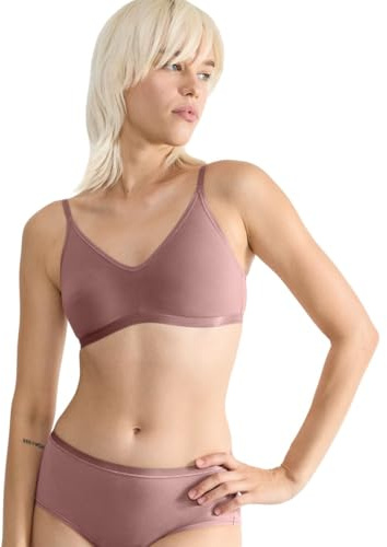 Sloggi Womens Go Daily Cotton Soft Bra, Cacao, S UK