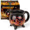 MIJOMA Kaffeetasse Teetasse Kesseltasse Kesselbecher Hexenkesselbecher Hexenkessel Becher Fassungsvermögen 400ml, schwarz (Dämonisches Feuer mit Flammen-Thermoeffekt)