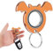 Schlüsselanhänger Spinner, Fledermausform Metall Drehender Schlüsselanhänger Karambit Schlüsselanhänger Zappel-Schlüsselring Spielzeug Geschenk für Erwachsene Männer Frauen Kinder (Orange)