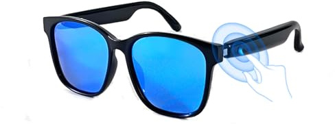 Wireless Bluetooth Glasses for Men Women Shades UV400 Protection Polarised Smart Sunglasses with Open Ear Earbuds, Wireless Polarized Fishing Driving Hiking Sports Sunglasses with Bluetooth Speaker