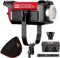 GVM Video Lighting 300W Bi-Color Studio Lights kit with Bowens Mount Softbox and Stand CCT 2700K~6800K CRI 97+ Continuous Lighting for Photography, 12 Effects, 65700 lux/1m, DMX/APP/2.4G Control