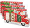 Becky´s Santa´s Express 3x125g - Süßer Weihnachts-Truck mit Trinkschokolade, Marshmallows & goldenen Schoko-Pralinen - Weihnachtsmann-Edition - Für einen gemütlichen Winterabend in der Weihnachtszeit