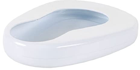 Baluue Tragbare Bettpfanne Für Bettlägerige Patienten Universell Geeignet Langlebiges Material Breite Sitzfläche Mit Rampendesign Für Pflege Zuhause Und Unterwegs