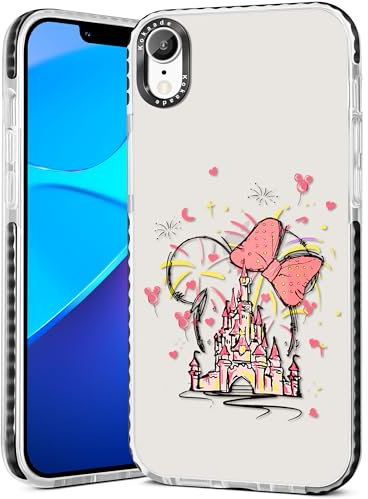 Kokaade for iPhone XR Case for Women Girls - Cute Kawaii Castle Design Fashion Phone Cover Girly TPU Funda for iPhone XR