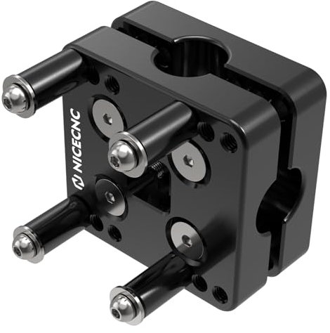 NICECNC Support GPS 12 mm Compatible with Yamaha Tenere 700 XTZ0, Compatible with BMW R1200GS 2014-2019, Voir compatibilité, Noir