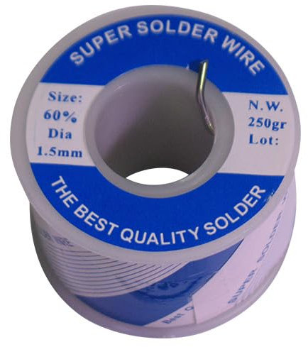 STAGNO AUTOSALDANTE 60/40 1,5mm 250gr. SUPER SOLDER