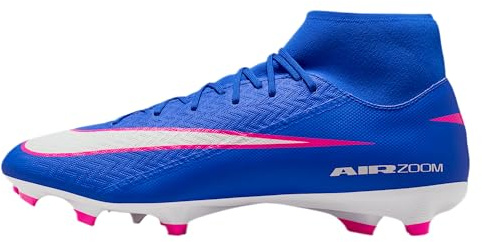Nike Mercurial Superfly 10 Academy Multi-Ground High-Top Soccer Cleats (Racer Blue/White) Size 4