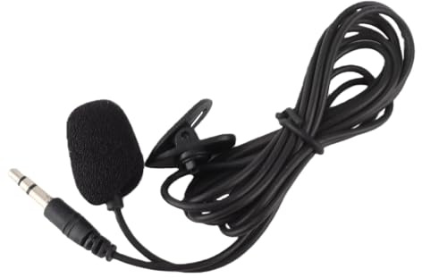 YUYTE Camera Microphone 3.5 3.5mm External Microphone Clip On Mic + Adapter Cable for Hero3 + Hero4 Cameras
