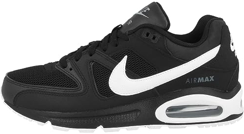 NIKE Men's Air Max Command Running Shoes, Black Black White Cool Grey 032, 10 UK