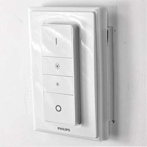 Jabtek Product Compatible with Philips Hue Dimmer UK Light Switch Converter ADAPTER COVER PLATE : WHITE
