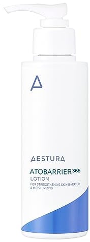 AESTURA ATOBARRIER365 LOZIONE Idratante leggero per il viso Capsule di Ceramide fuse Complesso lipidico brevettato Lozione per pelli da normali a secche Dermatologicamente testata 150 ml