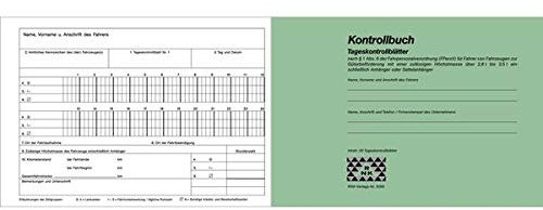 RNK Verlag Kontrollbuch, DIN A5 quer, 32 Blatt, Sie erhalten 1 Stück á 32 Blatt
