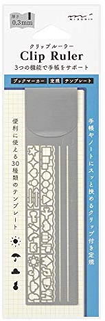 Normograph-Lineal, silberfarben