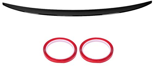 Heckspoiler Spoiler Protector Lip Kofferraum Heck Spoiler Lippe Hinterer Kofferraumdeckel Spoiler glänzender schwarzer Ersatz für / S5 B8 / B8.5 Sportback 2008-2016