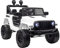 HOMCOM 12V Battery-powered 2 Motors Kids Electric Ride On Car Truck Off-road Toy with Parental Remote Control Horn Lights Suspension Wheels for 3-6 Years Old White